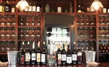 Urban winery tasting room on the Wine in the City tour of Austin