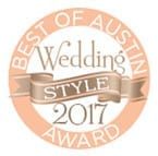 Best of Austin Wedding Style Award