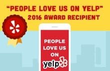 People Love Us on Yelp award